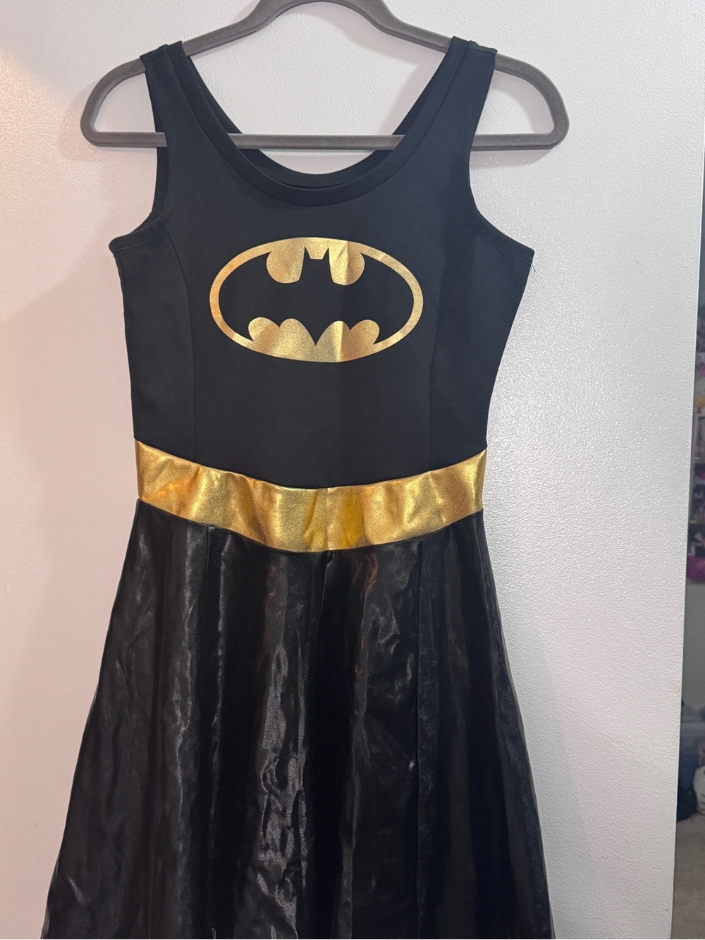 DC Comics Black and Gold Batman Dress Costume